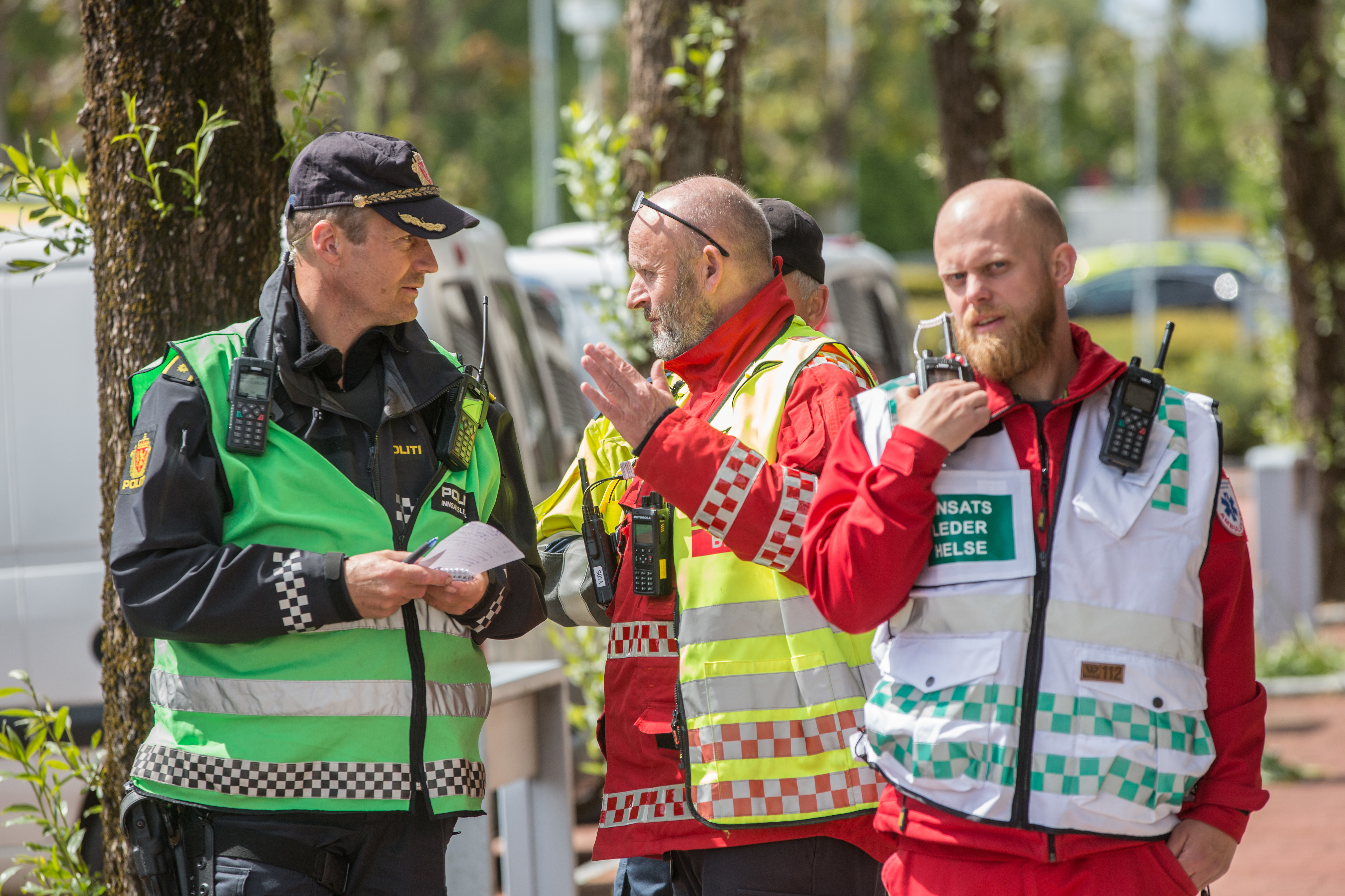 Nødnett sikrer samvirke på tvers av nød- og beredskapsaktører. Foto fra PLIVO i Stavanger 2019: Fredrik Naumann